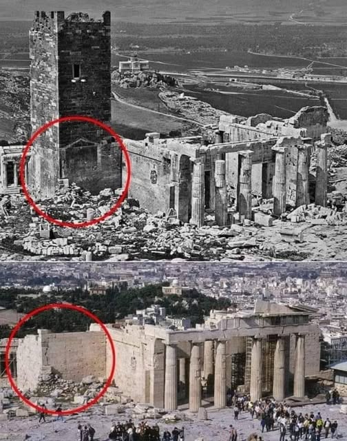 The Vanished Tower of the Acropolis: When History Edits Itself